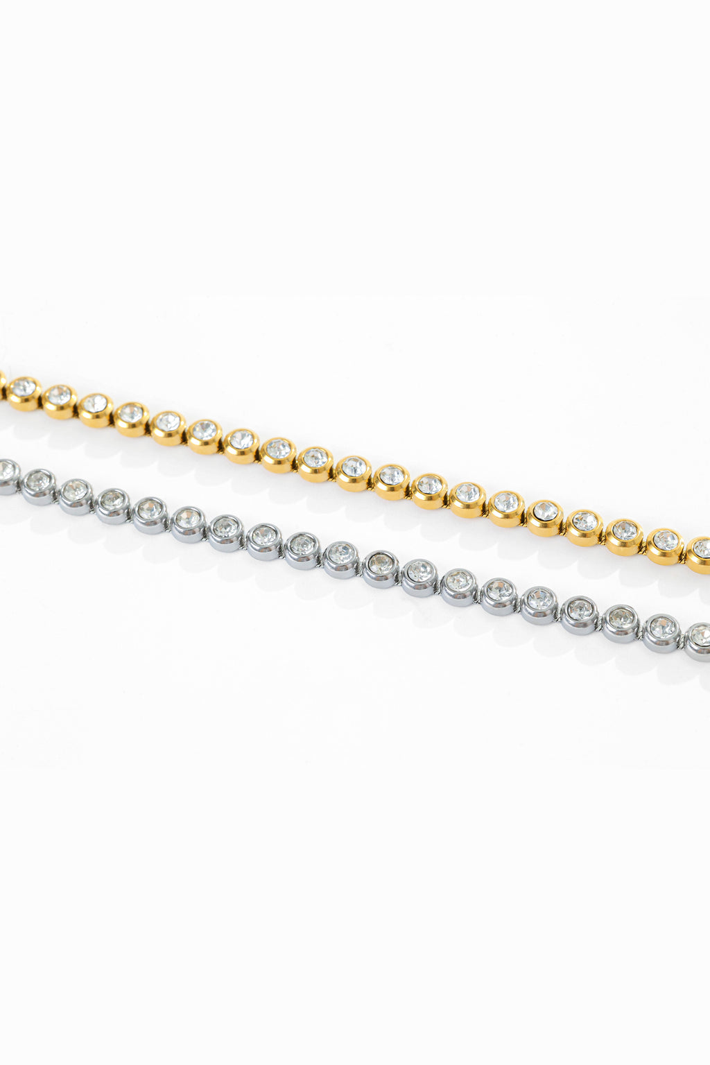 Bezel Tennis Bracelet
