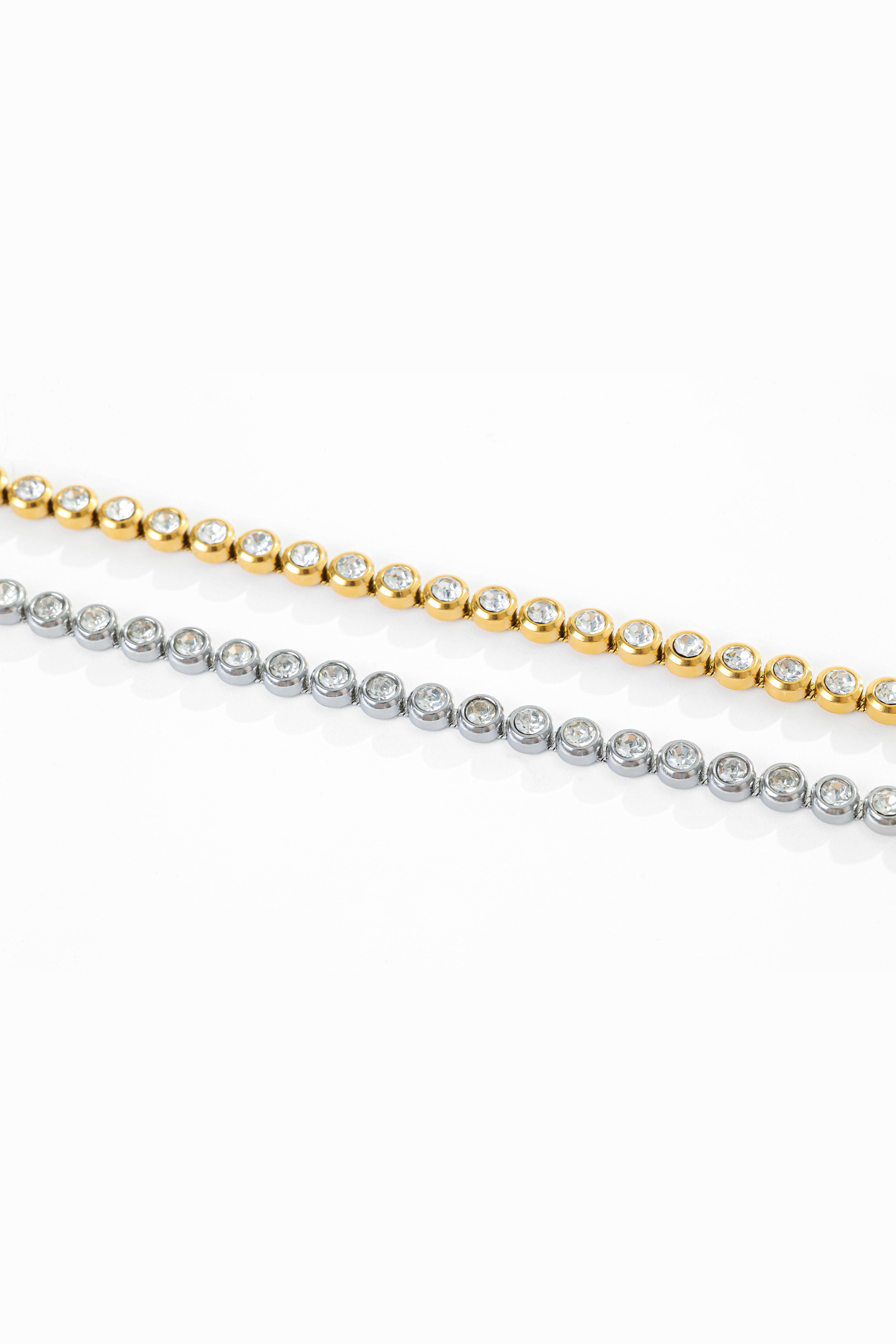 Bezel Tennis Bracelet