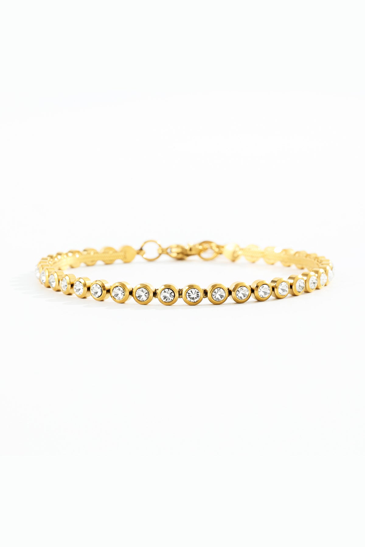 Bezel Tennis Bracelet