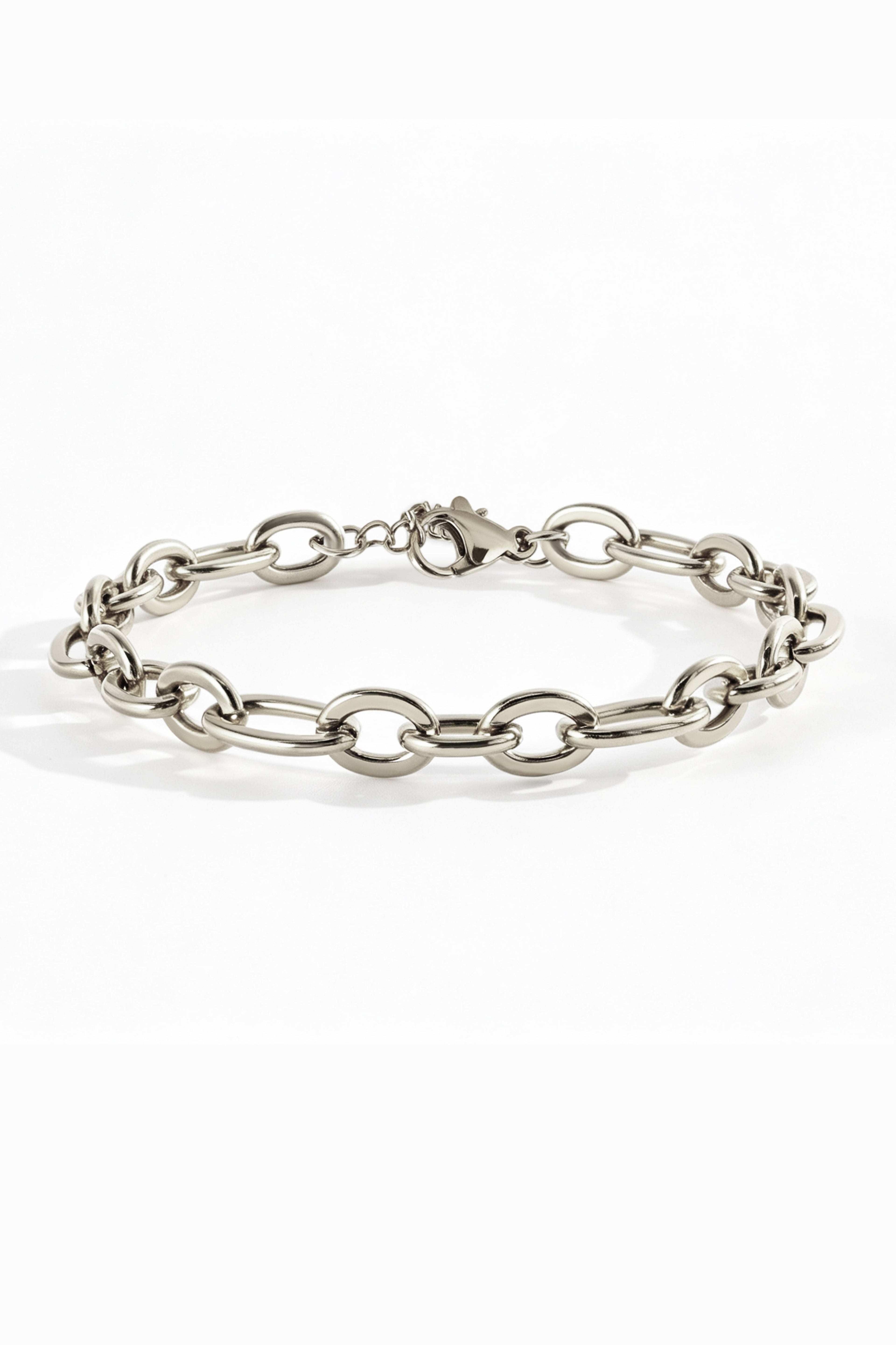 Bold Linked Paperclip Bracelet
