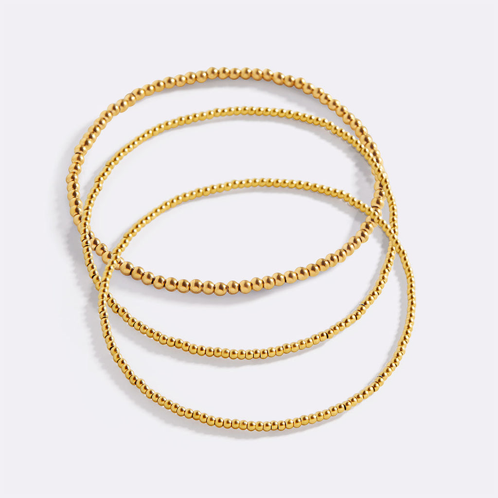 Mint & Lily Ensemble de Bracelets à Perles Superposables 322