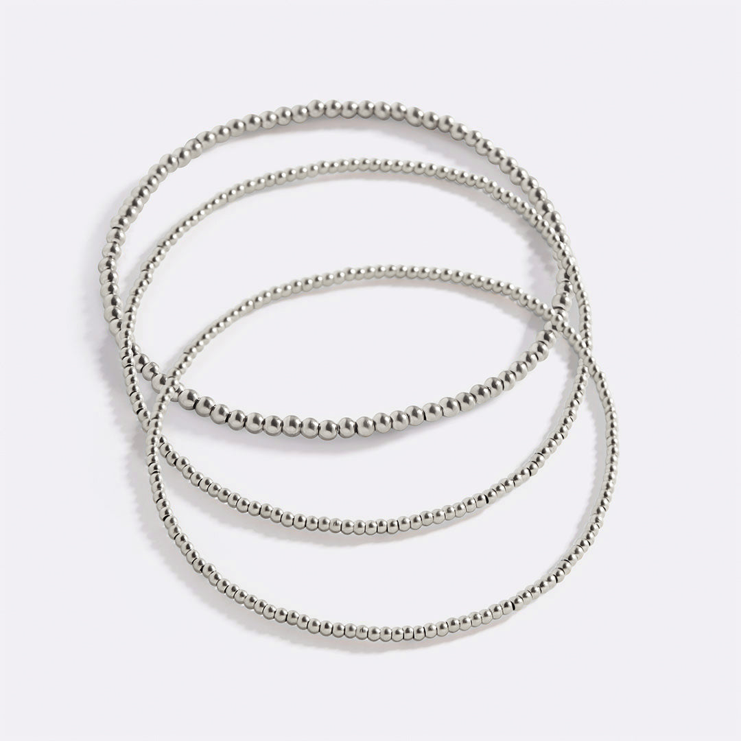 Mint & Lily Ensemble de Bracelets à Perles Superposables 322