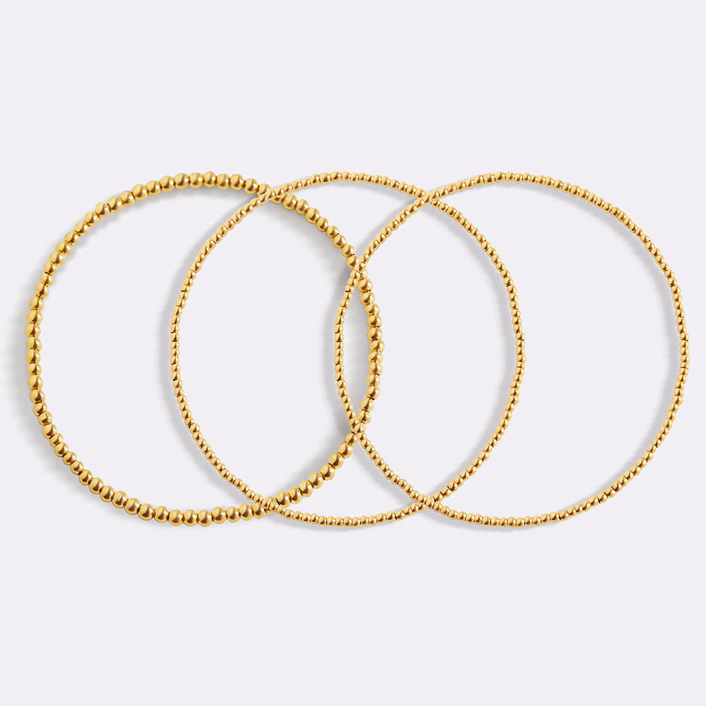 Mint & Lily Ensemble de Bracelets à Perles Superposables 322