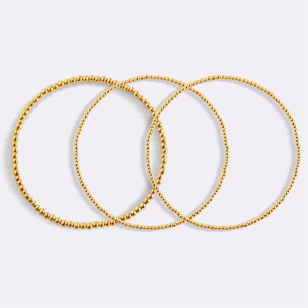 Mint & Lily Ensemble de Bracelets à Perles Superposables 322