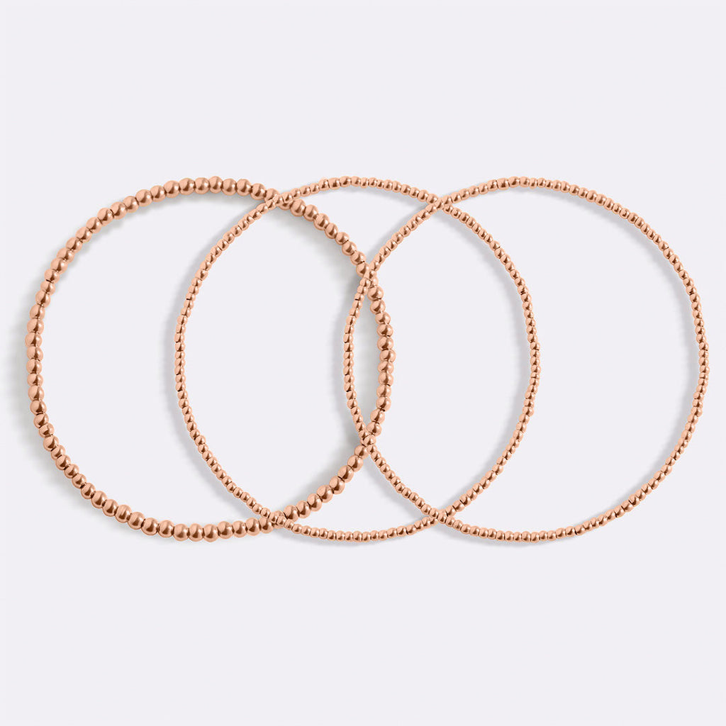 Mint & Lily Ensemble de Bracelets à Perles Superposables 322