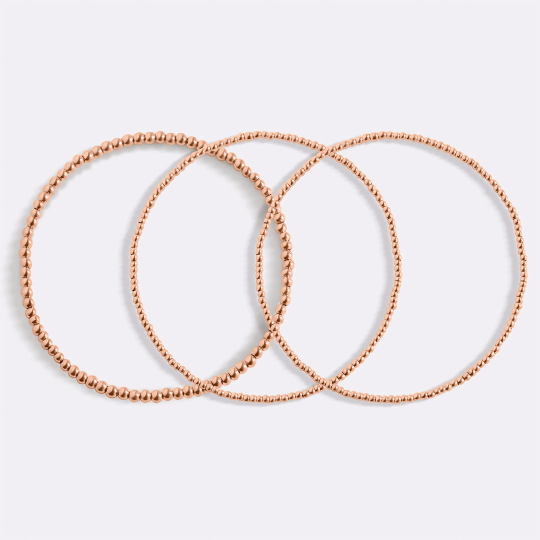Mint & Lily Ensemble de Bracelets à Perles Superposables 322