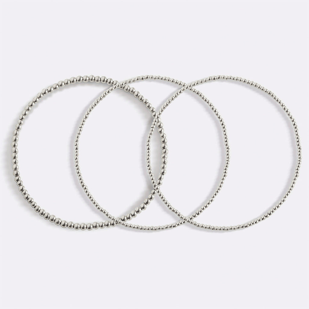 Mint & Lily Ensemble de Bracelets à Perles Superposables 322