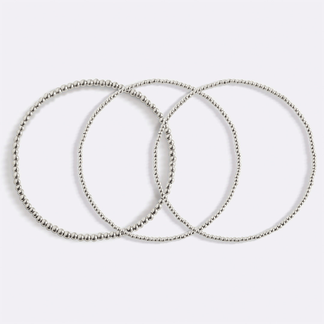 Mint & Lily Ensemble de Bracelets à Perles Superposables 322