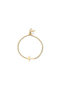 Sideways Cross Slider Bracelet