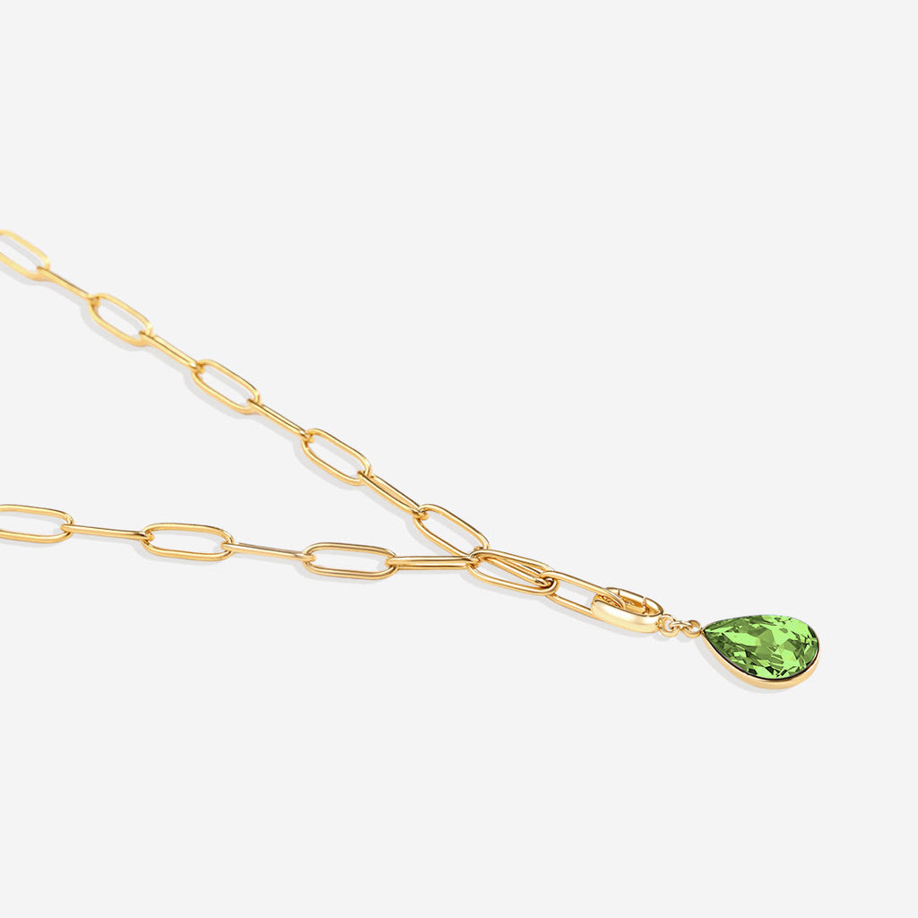 Teardrop Birthstone Charm