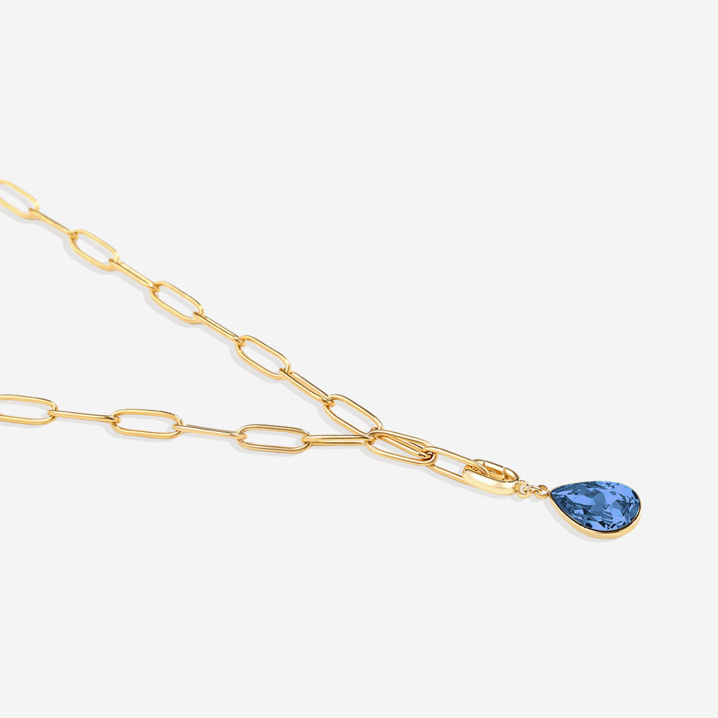 Teardrop Birthstone Charm