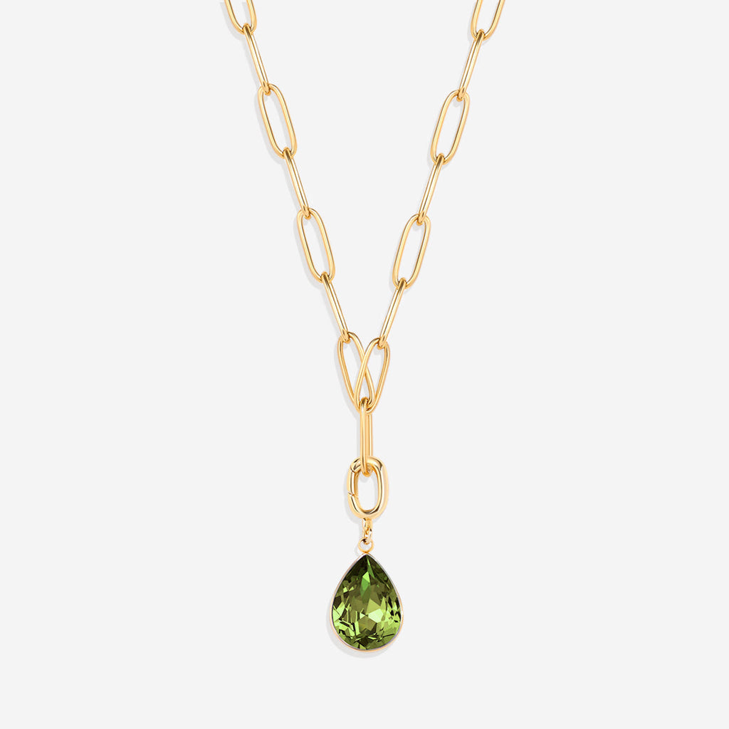 Teardrop Birthstone Charm