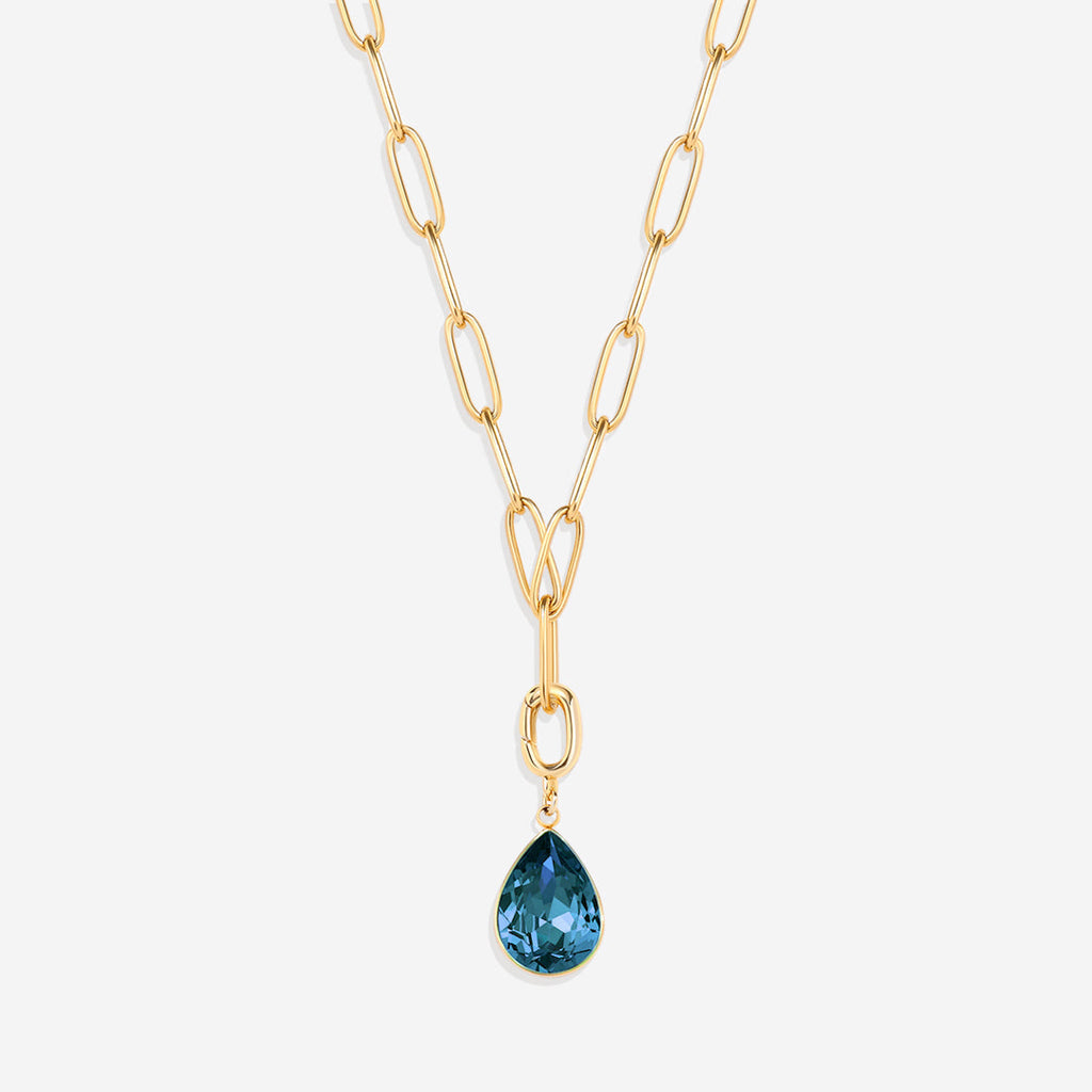 Teardrop Birthstone Charm