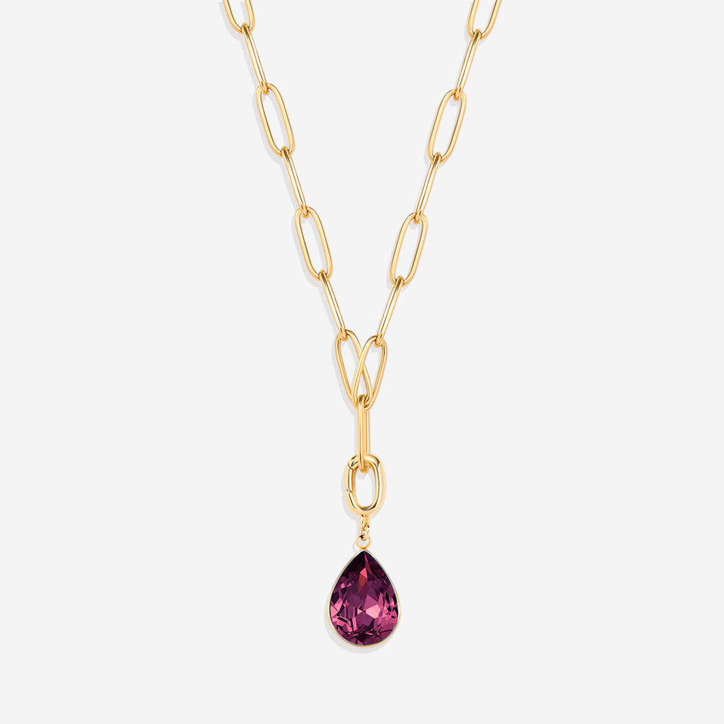 Teardrop Birthstone Charm