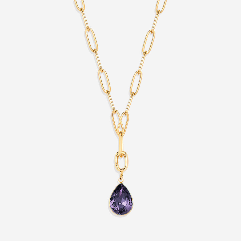Teardrop Birthstone Charm