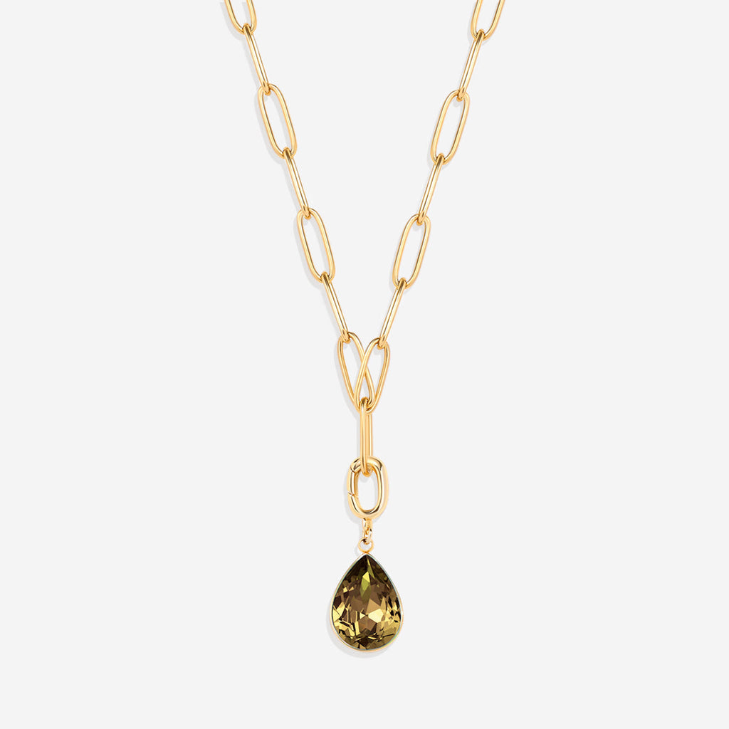Teardrop Birthstone Charm