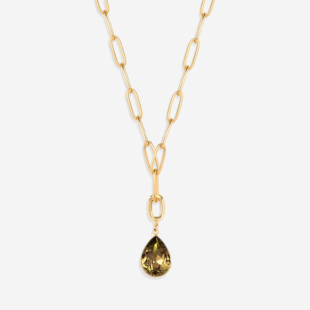 Teardrop Birthstone Charm