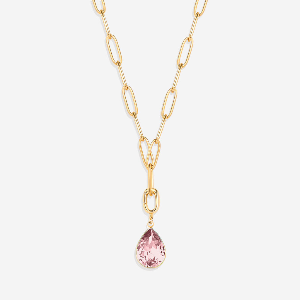 Teardrop Birthstone Charm