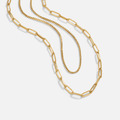Amanda Layered Gold Chain Necklace