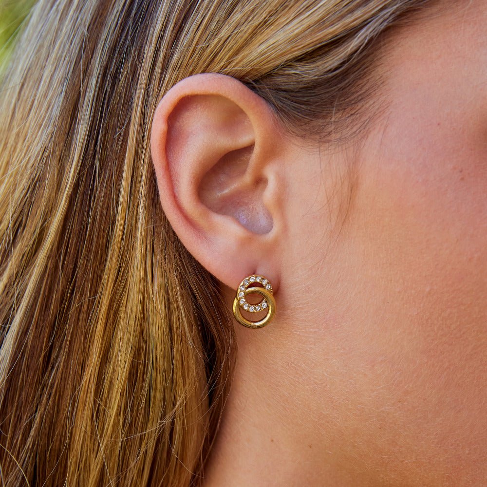 Aurea Entwined Hoop Earrings