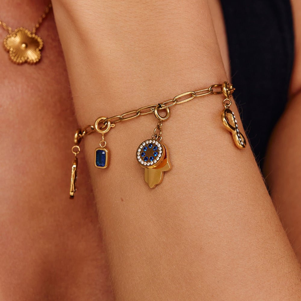 Crystal Hand Charm