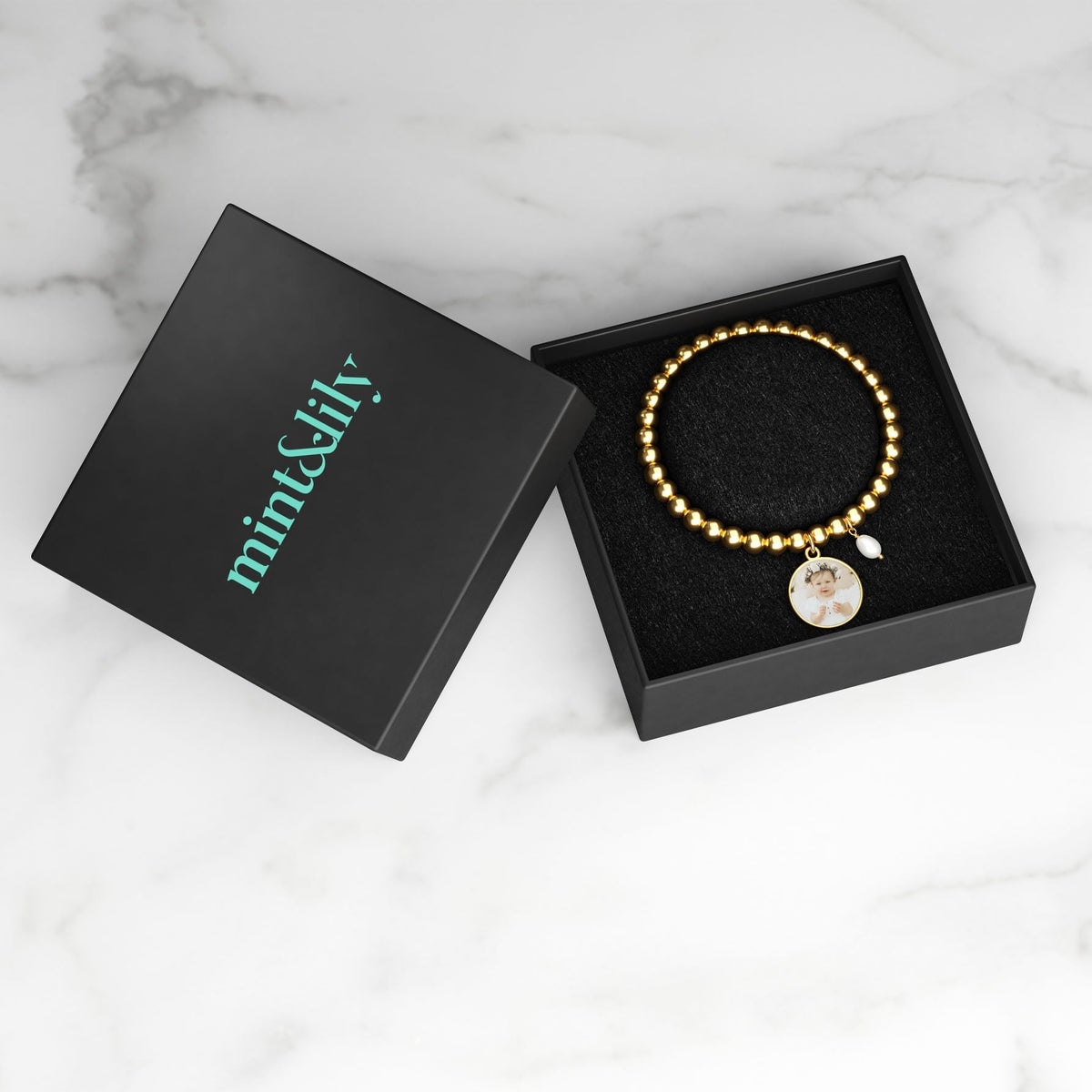 Personalized Photo Diana Charm Bracelet