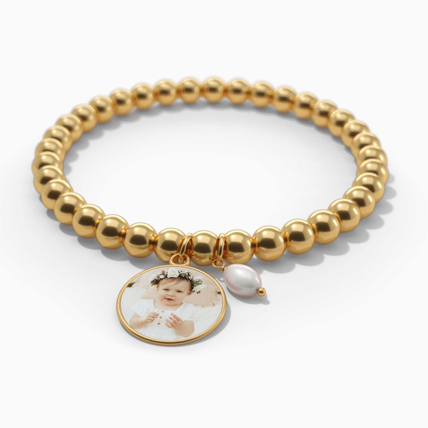 Personalized Photo Diana Charm Bracelet