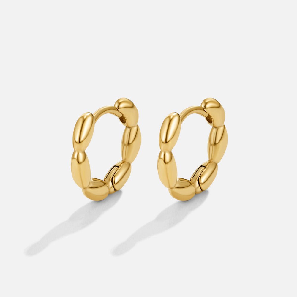 Evan Bead Hoop Earrings
