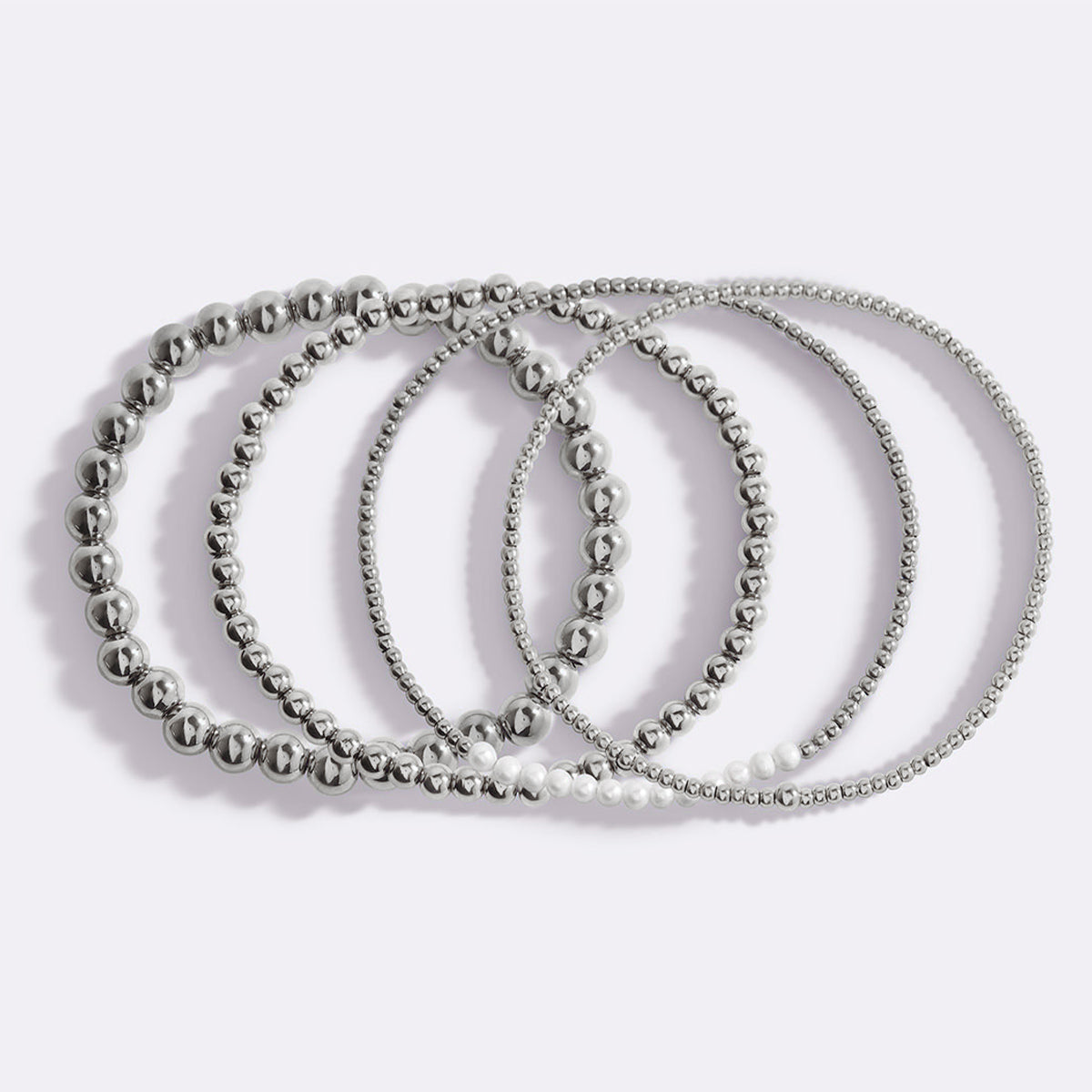 Mint & Lily Ensemble de Bracelets à Perles Superposables Quotidien