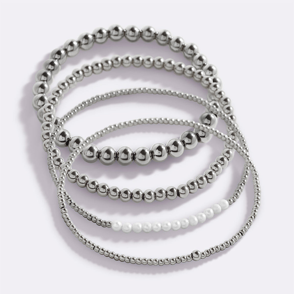 Mint & Lily Ensemble de Bracelets à Perles Superposables Quotidien