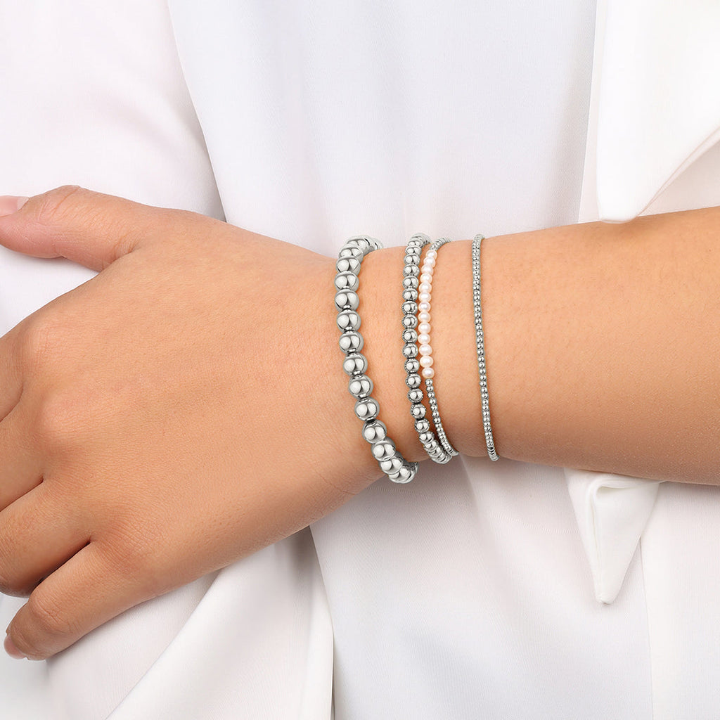 Mint & Lily Ensemble de Bracelets à Perles Superposables Quotidien