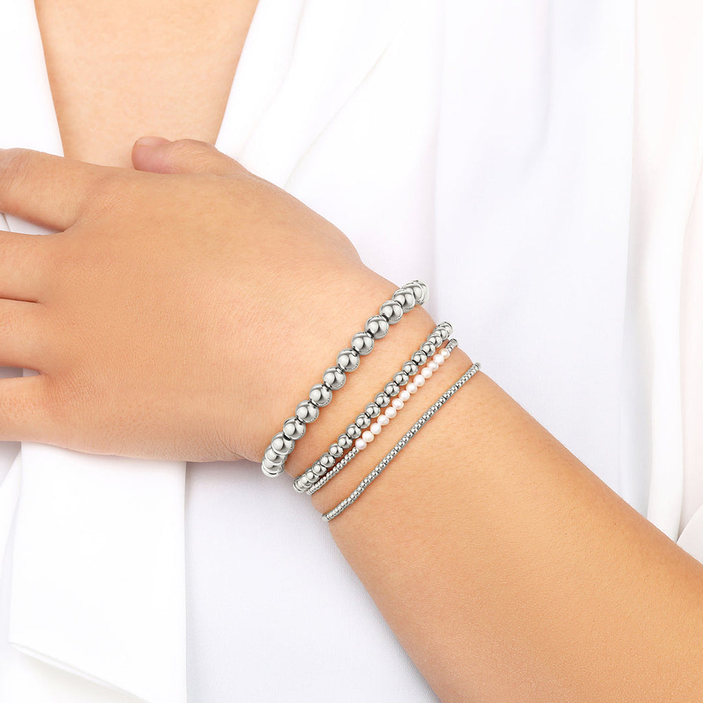Mint & Lily Ensemble de Bracelets à Perles Superposables Quotidien