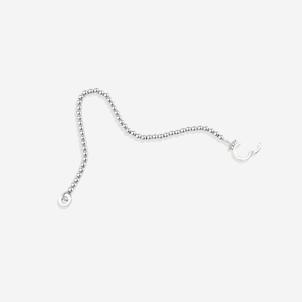 Mint & Lily Bracelet à Perles Dorées avec Fermoir Menthe