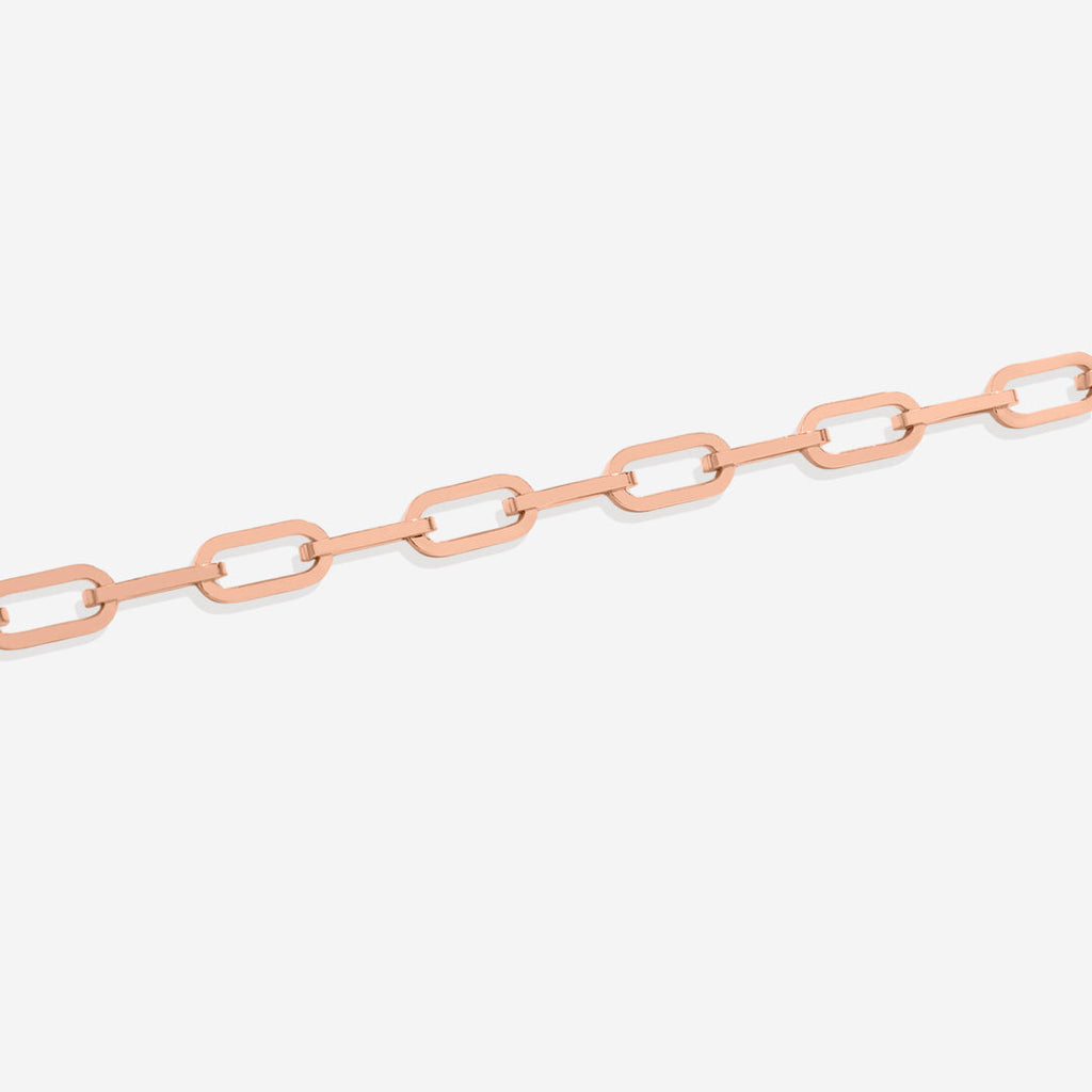 Open Link Paperclip Chain Bracelet