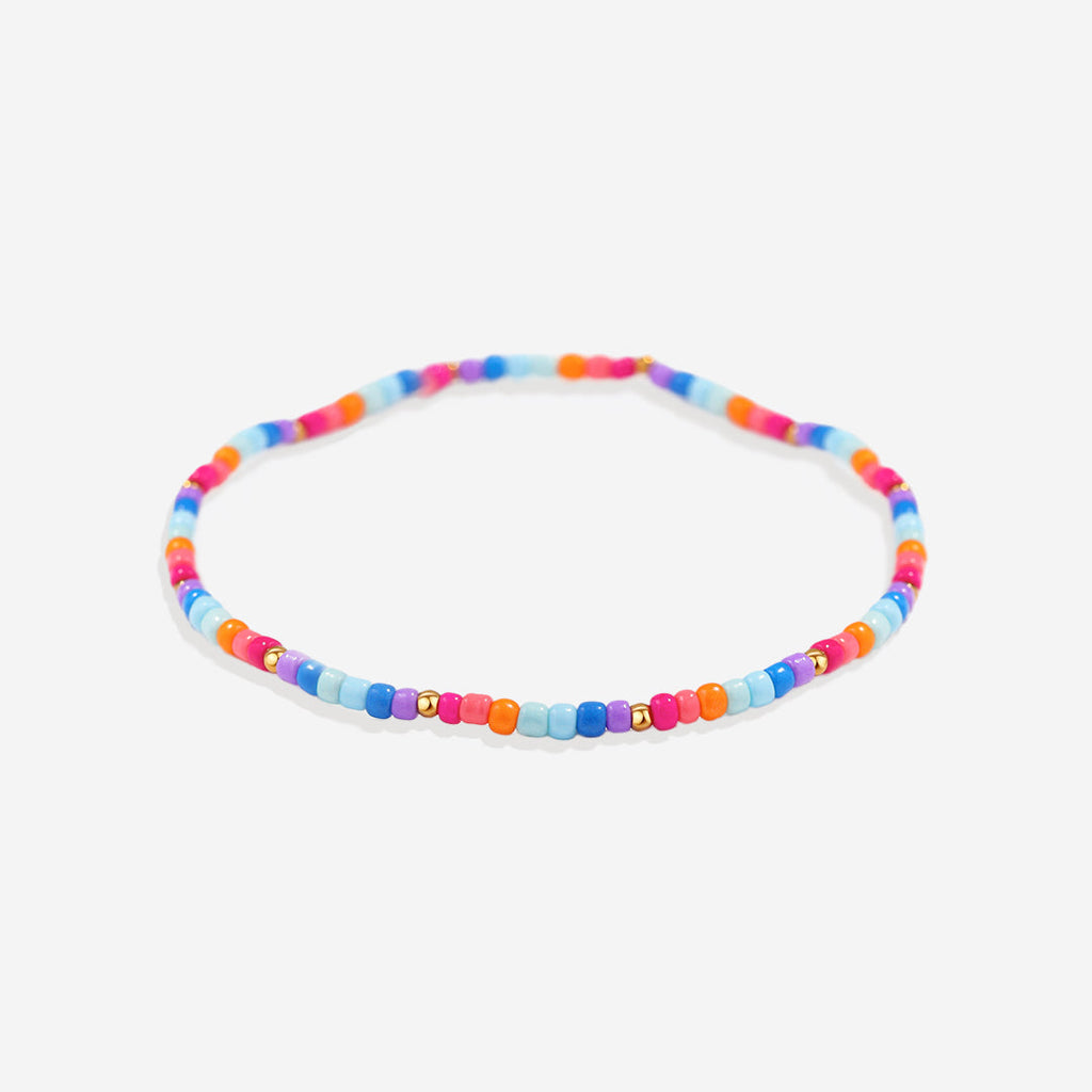 Mint & Lily Ensemble de Bracelets à Perles Superposables Été