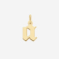 Old English Letter Charm