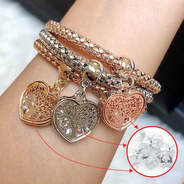 Tree of Life - Limited Edition Heart Charm Bracelet