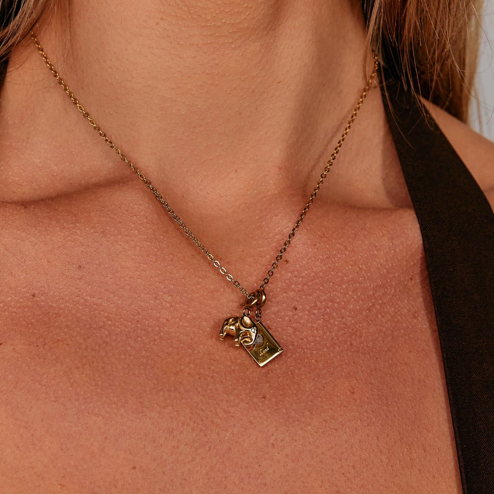 Gold Elephant Charm