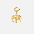 Gold Elephant Charm