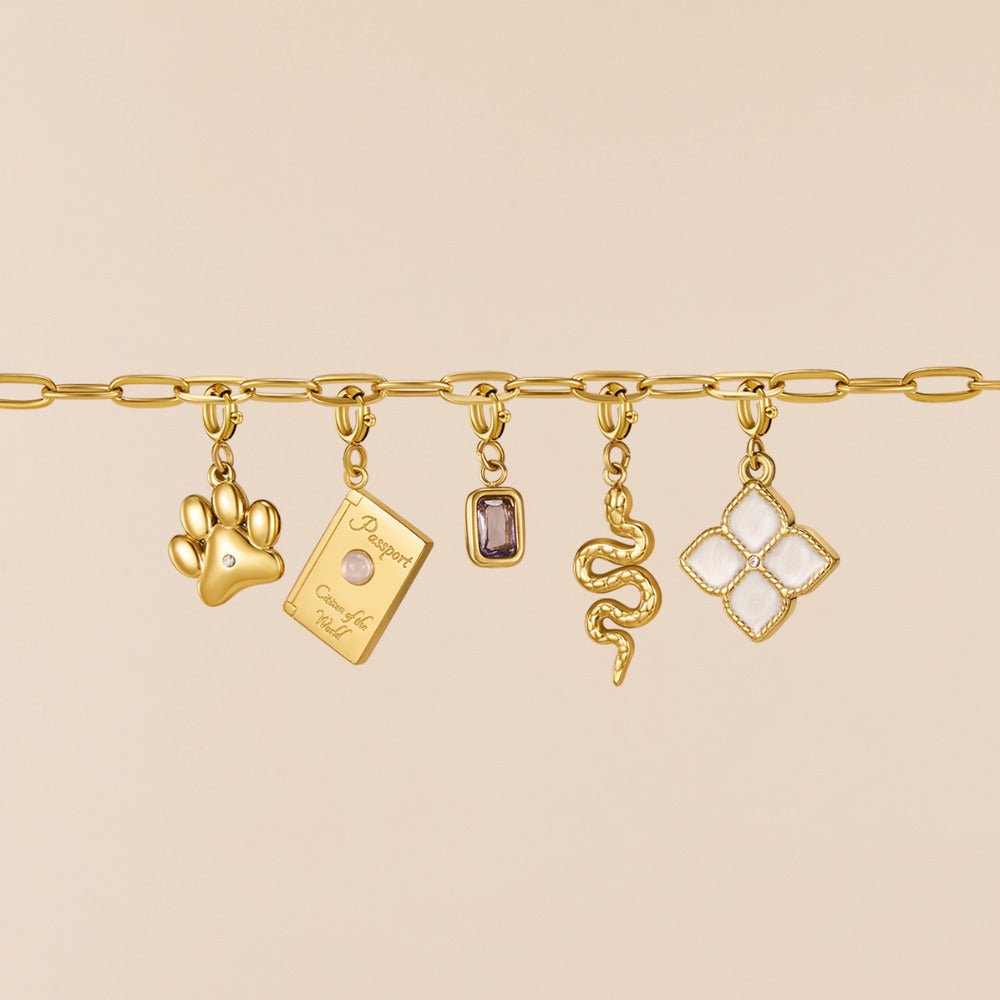 Golden Snake Charm