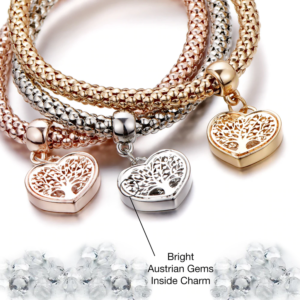 Tree of Life - Limited Edition Heart Charm Bracelet