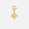 Lucky Gold Clover Leaf Charm