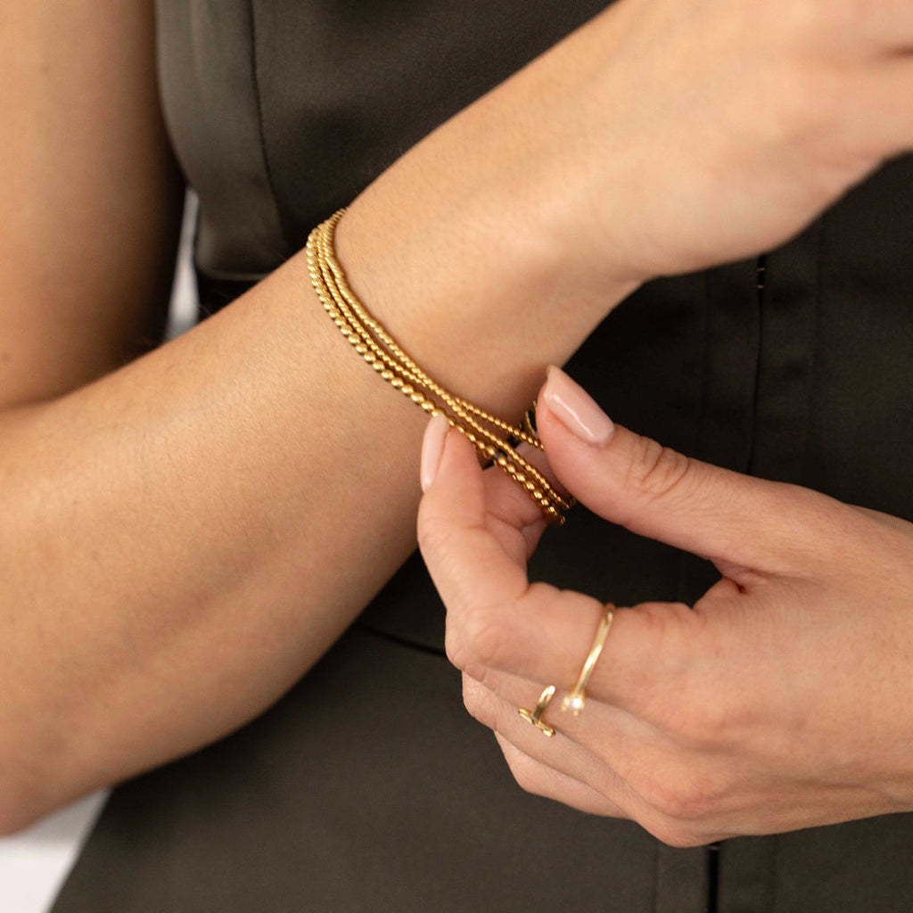 Mint & Lily Ensemble de Bracelets à Perles Superposables 322