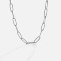 Paperclip Silver Necklace