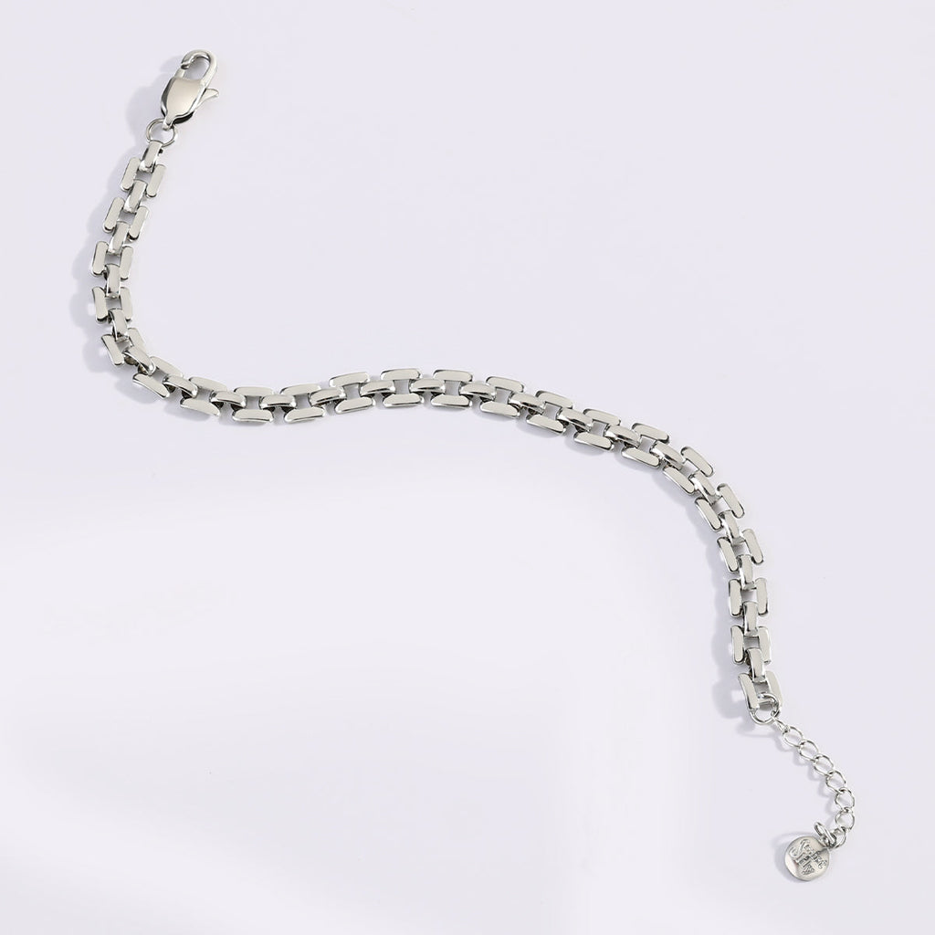 Timepiece Link Chain Bracelet