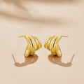 Twisted Ivana Hoop Earrings