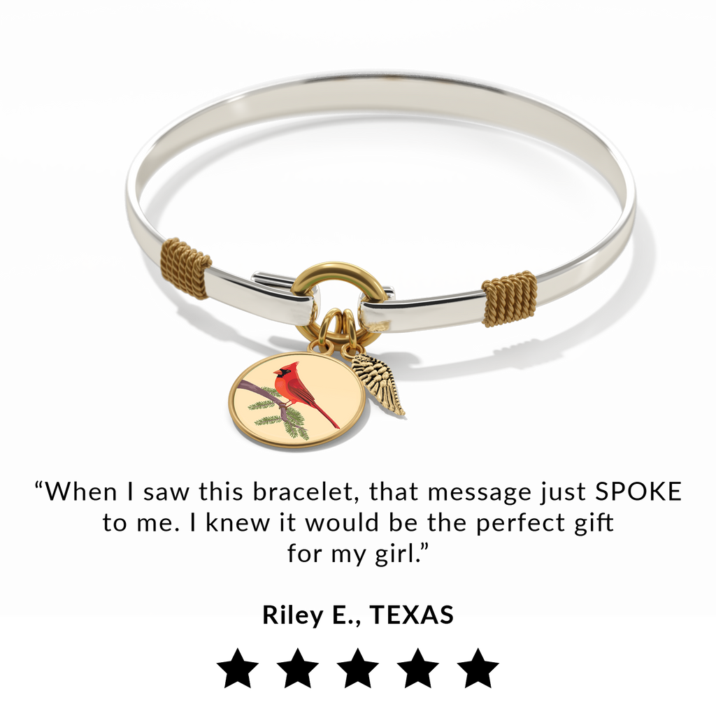Cardinal - Two-Tone Custom Charm Bracelet