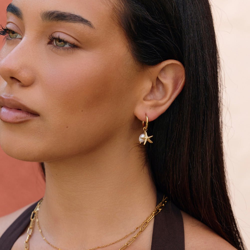 "Under The Sea" Hoop Earrings